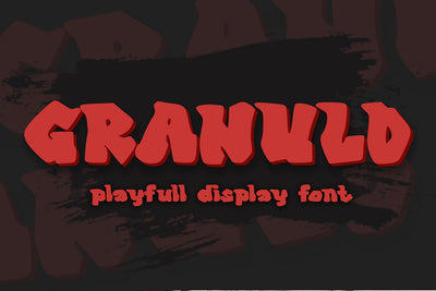 Granuld - Cute Graffity Display Font Masyafi Studio 