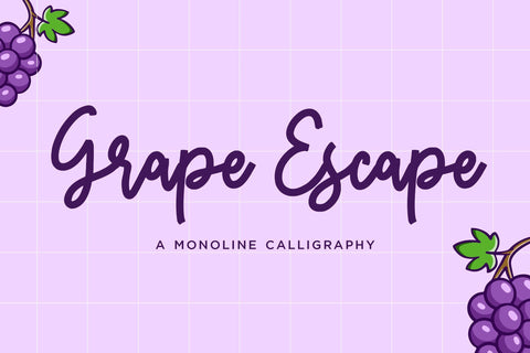 Grape Escape Font Font Balpirick 