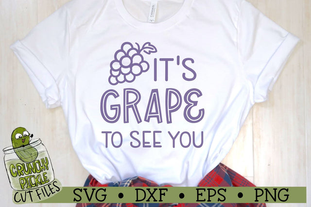 Grape to See You SVG Cut File SVG Crunchy Pickle 