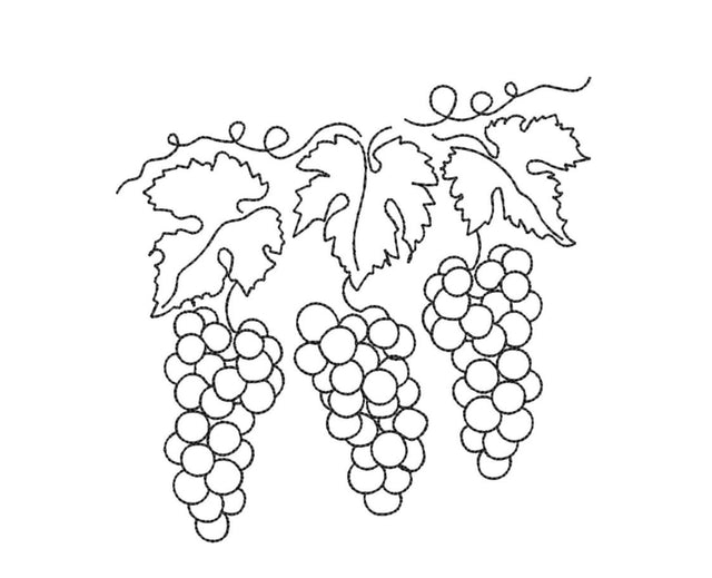 Grapes Machine Embroidery Design Embroidery/Applique DESIGNS Canada Embroidery 