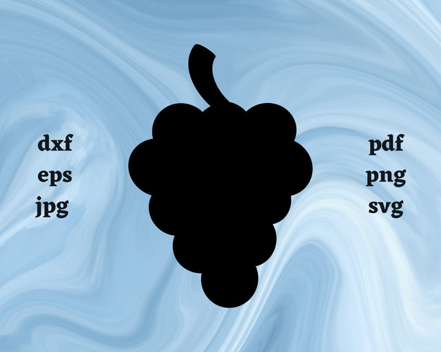 Grapes SVG Cut File SVG Northern Light SVG 