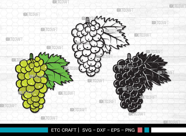 Grapes SVG | Grape Svg | Grape Vine Svg | Grapevine Svg | Hopped Up Svg | Grape Bundle | Summer Fruit SVG | Grapes Clipart SVG ETC Craft 
