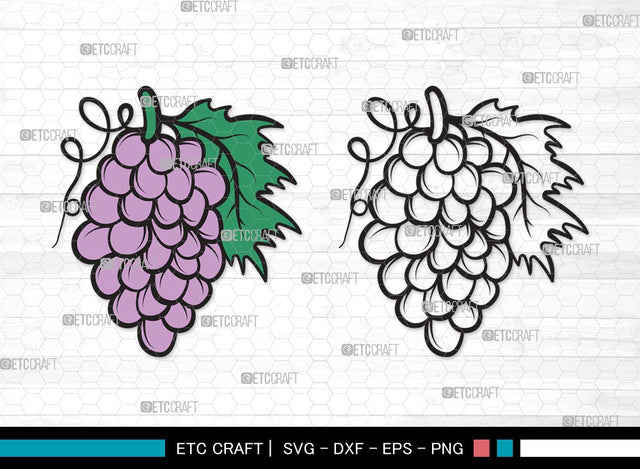 Grapes SVG | Grape Svg | Grape Vine Svg | Grapevine Svg | Hopped Up Svg | Grape Bundle | Summer Fruit SVG | Grapes Clipart SVG ETC Craft 