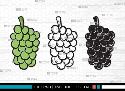 Grapes SVG | Grape Svg | Grape Vine Svg | Grapevine Svg | Hopped Up Svg | Grape Bundle | Summer Fruit SVG | Grapes Clipart SVG ETC Craft 