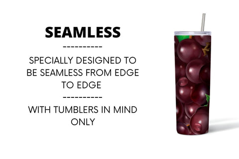 Grapes Tumbler Sublimation Sublimation SvgOcean 