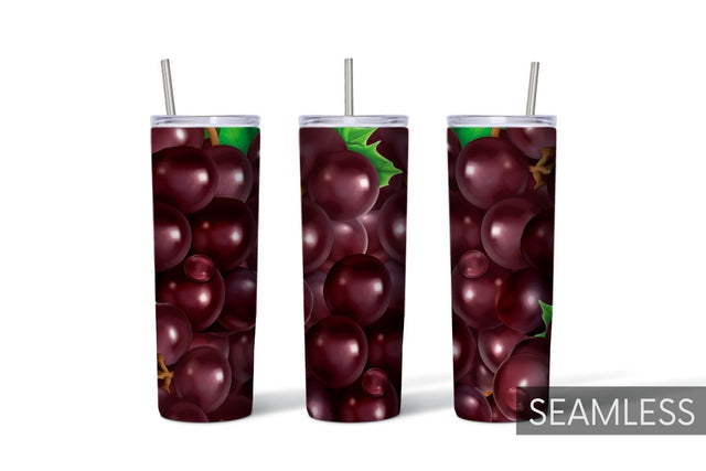 Grapes Tumbler Sublimation Sublimation SvgOcean 