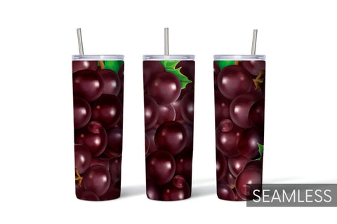 Grapes Tumbler Sublimation Sublimation SvgOcean 