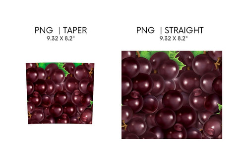 Grapes Tumbler Sublimation Sublimation SvgOcean 