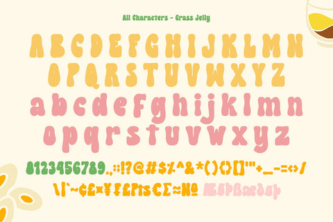 Grass Jelly Font yumnatype 