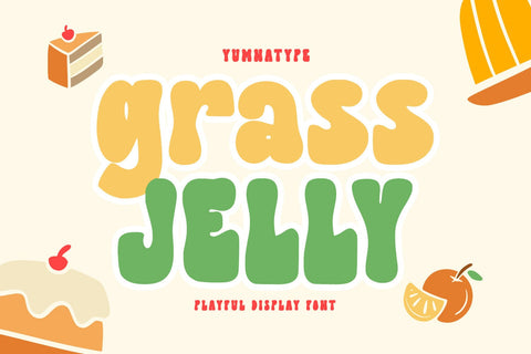 Grass Jelly Font yumnatype 