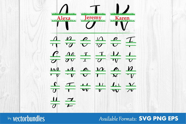 Grass monogram split svg SVG vectorbundles 