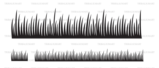 Grass silhouettes SVG TribaliumArtSF 