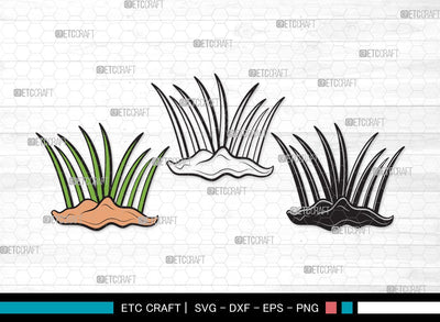 Grass SVG | Plants Svg | Lawn Grass Svg | Tall Grass Svg | Garden Svg | Grass Clipart SVG ETC Craft 