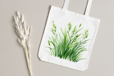 Grass Watercolor Sublimation Clipart Bundle Sublimation Regulrcrative 