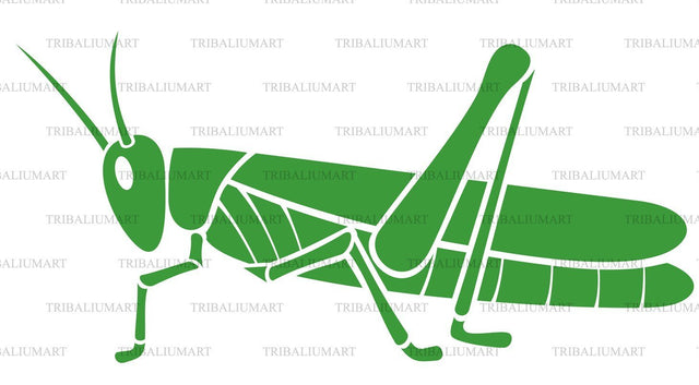 Grasshopper (locust) SVG TribaliumArtSF 