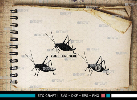 Grasshopper Monogram, Grasshopper Silhouette, Grasshopper SVG, Grasshopper Bug Svg, Grasshopper Insect Svg, Insect Svg, SB00274 SVG ETC Craft 