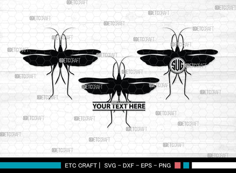 Grasshopper Monogram, Grasshopper Silhouette, Grasshopper SVG, Grasshopper Bug Svg, Grasshopper Insect Svg, Insect Svg, SB00274 SVG ETC Craft 