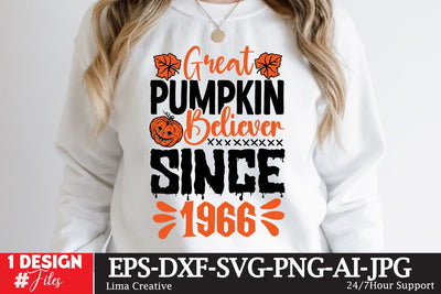 Grat Pupmkin Believe Since 1966 SVG Cut File SVG Insomnia Std 