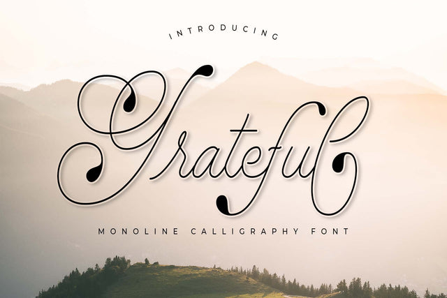 Grateful Font love script 