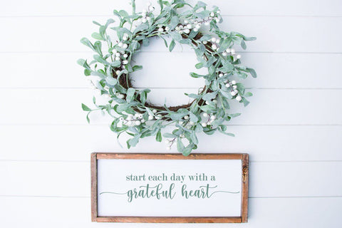 Grateful Heart SVG | Home Sign SVG So Fontsy Design Shop 