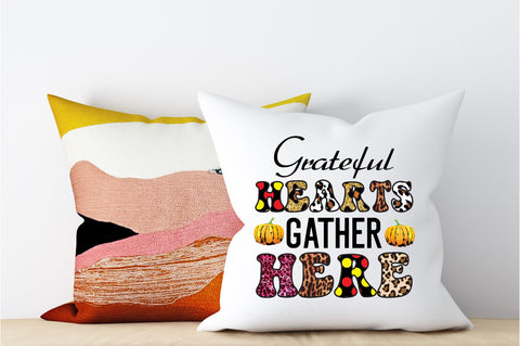 grateful hearts gather here Sublimation SVGArt 