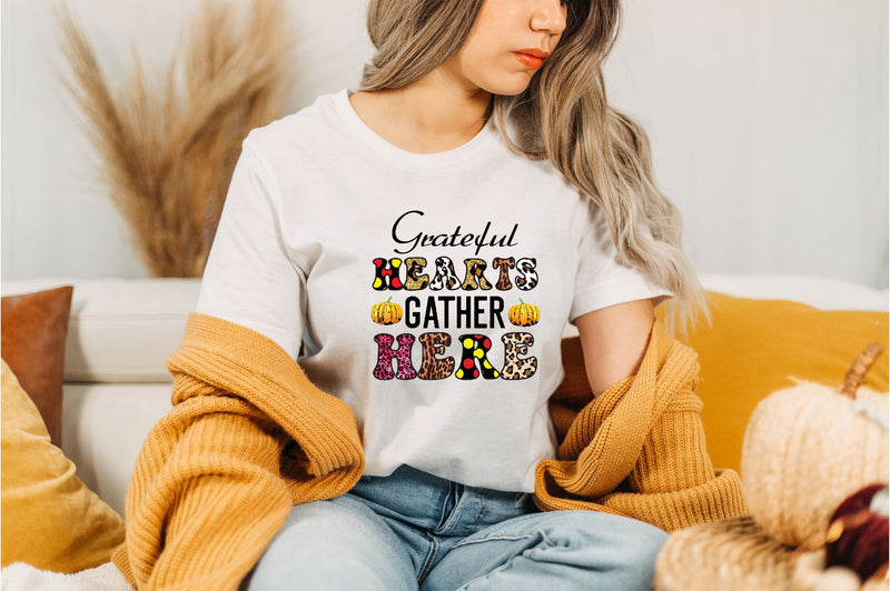 grateful hearts gather here Sublimation SVGArt 