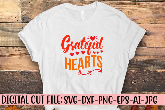 Grateful Hearts SVG Cut File SVG Syaman 