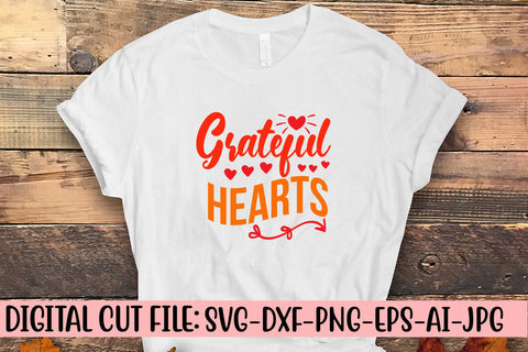 Grateful Hearts SVG Cut File SVG Syaman 