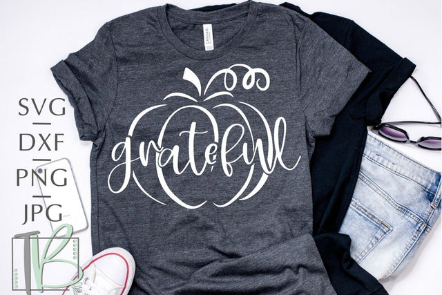Grateful Pumpkin SVG SVG TB Designs 