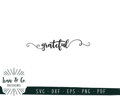 Grateful SVG Files | Thanksgiving | Inspirational | Fall SVG (750181793) SVG Ivan & Co. Designs 