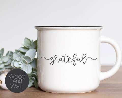 Grateful SVG | Thanksgiving Cut File | Fall Design | Home Decor Family Saying | Stencil for Wood Sign | Printable Wall Art | Cricut Iron On SVG Wood And Walt 