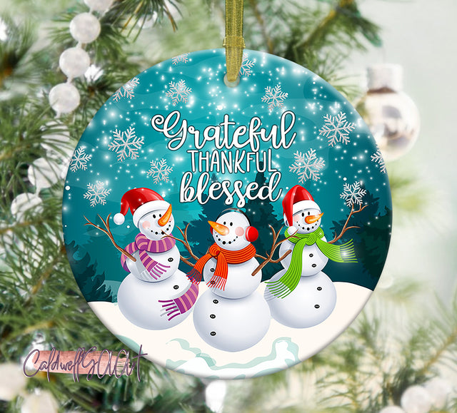 Grateful Thankful Blessed Ornament PNG, Benelux Christmas Ornament, PNG Instant Download, Xmas Ornament Sublimation Designs Downloads Sublimation CaldwellArt 