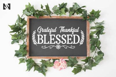 Grateful Thankful Blessed Svg, Grateful Svg, Thankful Svg, Blessed Svg SVG Pinoyart Kreatib 