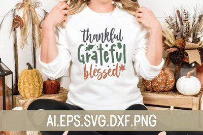 Grateful Thankful Blessed SVG md faruk hossain 