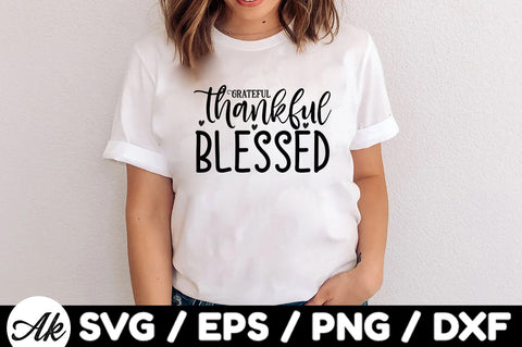 Grateful thankful blessed svg SVG akazaddesign 
