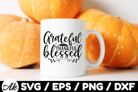 Grateful thankful blessed svg SVG akazaddesign 