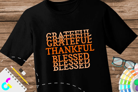 Grateful thankful blessed svg SVG Artinrhythm shop 