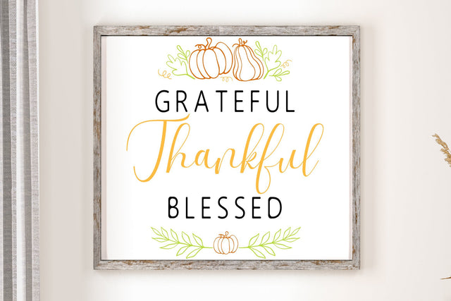 Grateful Thankful Blessed SVG SVG dapiyupi store 