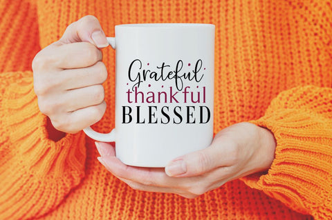 Grateful thankful blessed SVG SVG Regulrcrative 