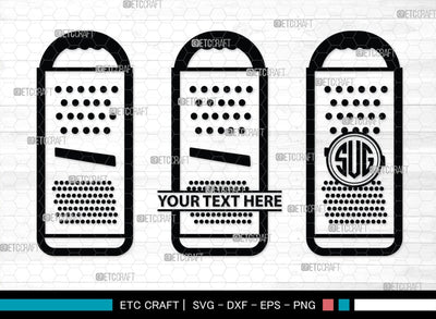 Grater Monogram, Grater Silhouette, Grater SVG, Cheese Grater Svg, Grater Svg, Kitchen Svg, Grater Bundle, SB00169 SVG ETC Craft 