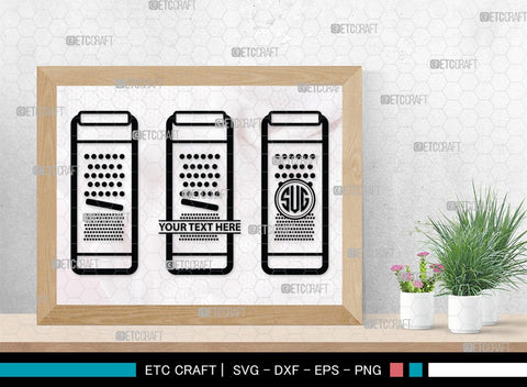 Grater Monogram, Grater Silhouette, Grater SVG, Cheese Grater Svg, Grater Svg, Kitchen Svg, Grater Bundle, SB00169 SVG ETC Craft 