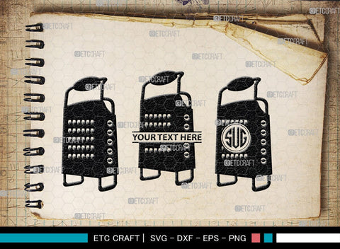 Grater Monogram, Grater Silhouette, Grater SVG, Cheese Grater Svg, Grater Svg, Kitchen Svg, Grater Bundle, SB00169 SVG ETC Craft 