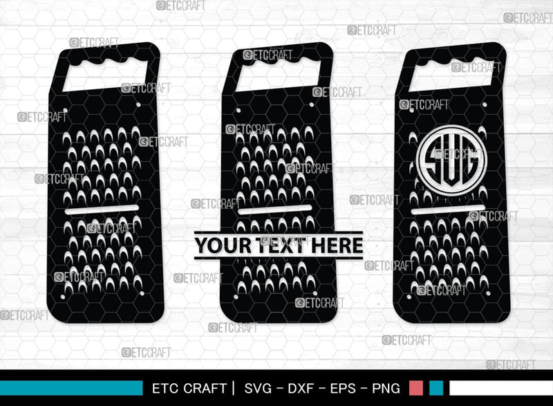 Grater Monogram, Grater Silhouette, Grater SVG, Cheese Grater Svg, Grater Svg, Kitchen Svg, Grater Bundle, SB00169 SVG ETC Craft 