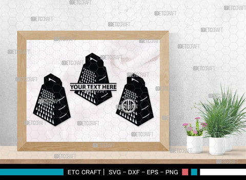 Grater Monogram, Grater Silhouette, Grater SVG, Cheese Grater Svg, Grater Svg, Kitchen Svg, Grater Bundle, SB00169 SVG ETC Craft 