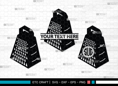 Grater Monogram, Grater Silhouette, Grater SVG, Cheese Grater Svg, Grater Svg, Kitchen Svg, Grater Bundle, SB00169 SVG ETC Craft 