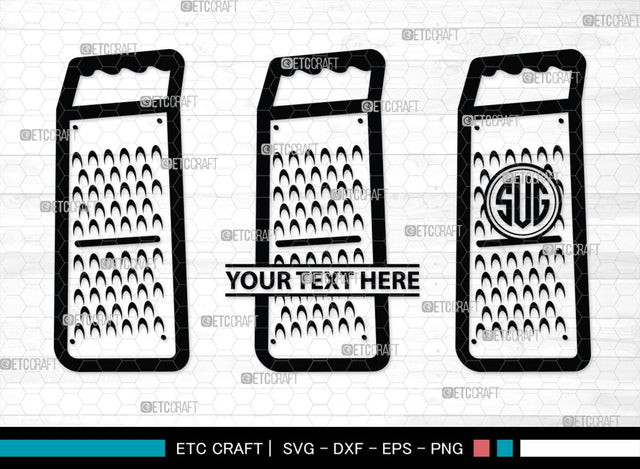 Grater Monogram, Grater Silhouette, Grater SVG, Cheese Grater Svg, Grater Svg, Kitchen Svg, Grater Bundle, SB00169 SVG ETC Craft 