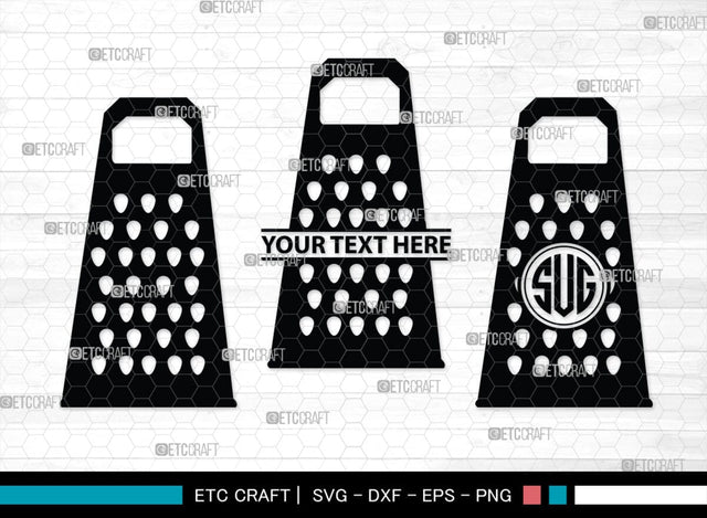 Grater Monogram, Grater Silhouette, Grater SVG, Cheese Grater Svg, Grater Svg, Kitchen Svg, Grater Bundle, SB00169 SVG ETC Craft 