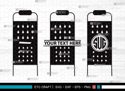 Grater Monogram SVG | Kitchen Svg | Cooking Svg | Cheese Grater Svg | Grater Clipart SVG ETC Craft 