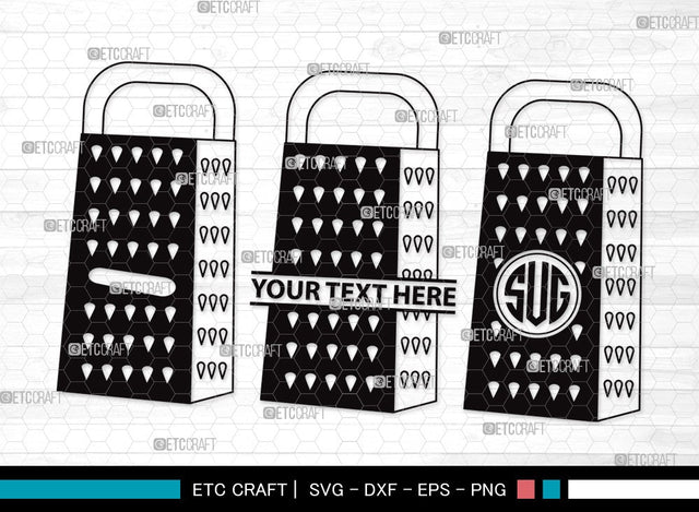Grater Monogram SVG | Kitchen Svg | Cooking Svg | Cheese Grater Svg | Grater Clipart SVG ETC Craft 