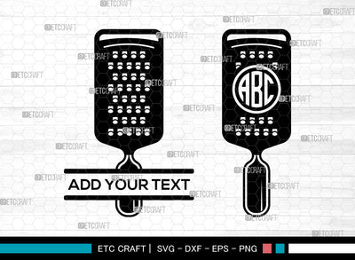 Grater Monogram SVG, Kitchen Utensils Svg, Cooking Svg, Cheese Grater Svg, Split Monogram Svg SVG ETC Craft 